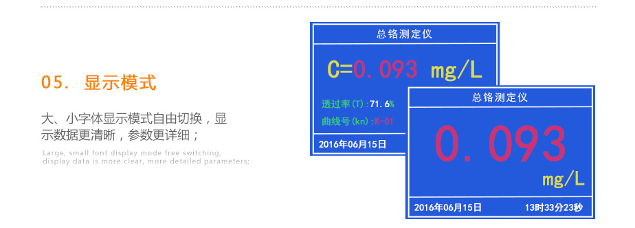連華科技LH-ZCR3H重金屬總鉻測定儀